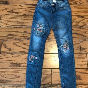 Floral embroidered jeans-American Rag